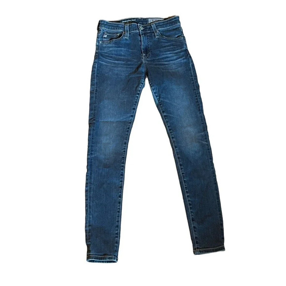 Ag Adriano Goldschmied Denim - ag adriano goldschmied Farrah Skinny Ankle Low Rise Medium Wash Skinny  25R